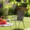 Habitat Folding Metal Garden Chair - Charcoal 2 Habitat Folding Metal Garden Chair - Charcoal -Habitat 9519932 R Z001A