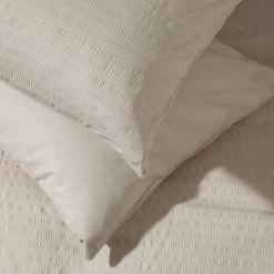 Habitat Seersucker Plain Taupe Bedding Set - Single -Habitat 9519956 R Z003A