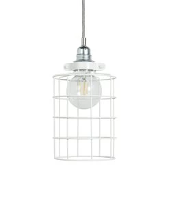 Habitat Cepheus Small Wire Shade - White -Habitat 9521432 R Z002C
