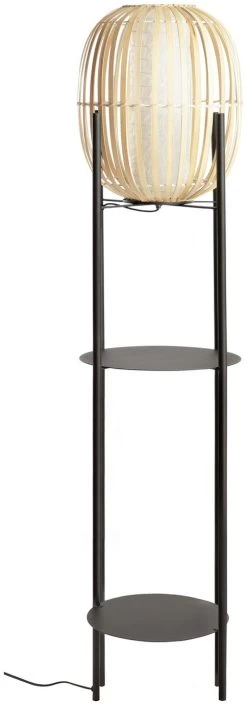 Habitat Aoki Bamboo Shelved Floor Lamp 10 Habitat Aoki Bamboo Shelved Floor Lamp -Habitat 9521700 R Z001C