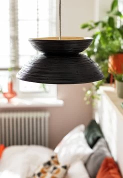 Habitat Hypnos Spun Bamboo 2 Tier Shade - Black -Habitat 9523832 R Z002C