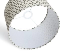 Habitat Cabin Retreat 30cm Block Shade - Green And White -Habitat 9523928 R Z003A