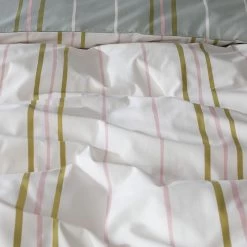 Habitat 180TC Sage Stripe Green Bedding Set - Single 16 Habitat 180TC Sage Stripe Green Bedding Set - Single -Habitat 9524570 R Z006A