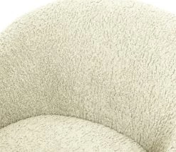 Habitat Ash Boucle Accent Chair - Cream -Habitat 9525380 R Z005A
