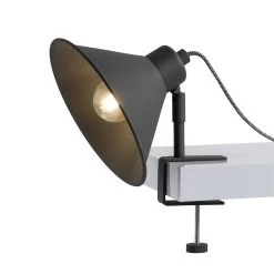 Habitat Loft Industrial Clamp Light - Charcoal -Habitat 9526190 R Z006A