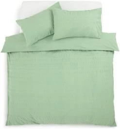 Habitat Reset Seersucker Sage Green Bedding Set - Single -Habitat 9526554 R Z002A
