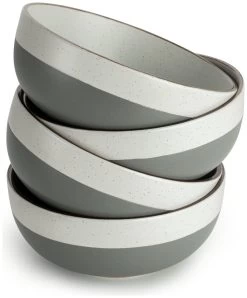 Habitat Speckle Set Of 4 Stoneware Cereal Bowl -Habitat 9528442 R Z002A