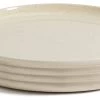 Habitat Evora 4 Piece Stoneware Dinner Plate - Natural 2 Habitat Evora 4 Piece Stoneware Dinner Plate - Natural -Habitat 9529551 R Z001A