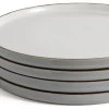Habitat Speckle 4 Piece Stoneware Dinner Plate - Grey -Habitat 9529575 R Z001A