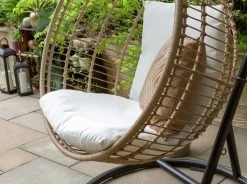 Habitat Dove Rattan Effect Hanging Egg Chair - Natural 19 Habitat Dove Rattan Effect Hanging Egg Chair - Natural -Habitat 9530904 R Z003C
