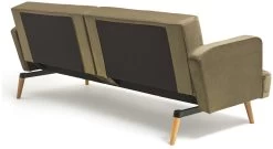 Habitat Andy Clic Clac Velvet Sofa Bed - Sage -Habitat 9531082 R Z005A
