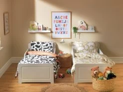 Habitat Kids Pure Cotton Twin Pack Bedding Set - Toddler -Habitat 9536551 R Z007A