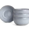 Habitat Evora 4 Piece Stoneware Cereal Bowl - Blue -Habitat 9537464 R Z001A