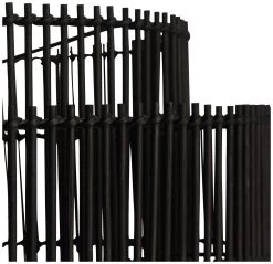 Habitat Bamboo 2 Tier Pendant Shade - Black -Habitat 9537653 R Z003A