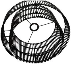 Habitat Bamboo 2 Tier Pendant Shade - Black -Habitat 9537653 R Z004A