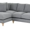 Habitat Carrie Fabric Left Hand Corner Chaise Sofa - Grey -Habitat 9539084 R Z001A