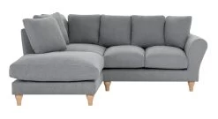 Habitat Carrie Fabric Left Hand Corner Chaise Sofa - Grey 14 Habitat Carrie Fabric Left Hand Corner Chaise Sofa - Grey -Habitat 9539084 R Z003A