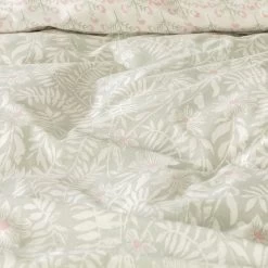 Habitat 180TC Meadow Fern Floral Green Bedding Set - Single -Habitat 9541443 R Z006A