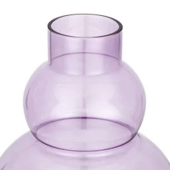 Habitat Bubble Glass Vase - Lilac -Habitat 9542174 R Z003A