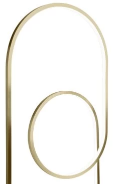 Habitat Pill LED Floor Lamp - Brushed Brass -Habitat 9542569 R Z006A