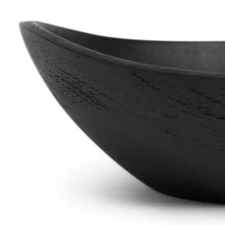 Habitat Mango Wood Serve Bowl - Black -Habitat 9544062 R Z002A