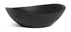 Habitat Mango Wood Serve Bowl - Black -Habitat 9544062 R Z005A