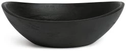 Habitat Mango Wood Serve Bowl - Black -Habitat 9544062 R Z007A
