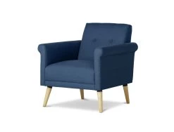 Habitat Evie Fabric Armchair In A Box - Navy -Habitat 9551691 R Z002A