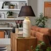 Habitat Hashi Ceramic Table Lamp - Off White & Black -Habitat 9553273 R Z001A