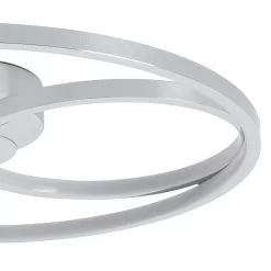 Habitat Pill Metal LED Flush Ceiling Light - Chrome -Habitat 9555628 R Z002A