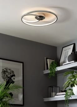 Habitat Pill Metal LED Flush Ceiling Light - Chrome -Habitat 9555628 R Z002C