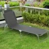 Habitat Folding Metal Sun Lounger - Charcoal -Habitat 9555927 R Z001A