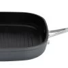 Habitat 24cm Anodised Aluminium Grill Pan - Black