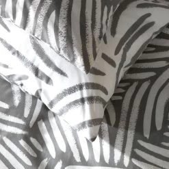 Habitat Scandi Mark Making Grey Bedding Set - Single -Habitat 9557561 R Z003A