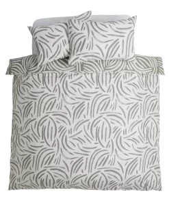Habitat Scandi Mark Making Grey Bedding Set - Single -Habitat 9557561 R Z004A