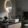 Habitat Circle Backlight LED Mirror - White -Habitat 9559246 R Z001A