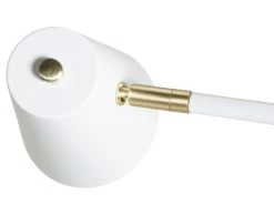 Habitat Vesper Cone Task Table Lamp - White & Gold -Habitat 9559648 R Z002A