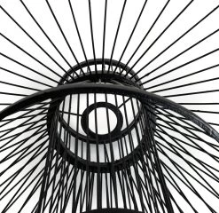 Habitat Wood 3 Tier Pendant Shade - Black -Habitat 9561007 R Z003A