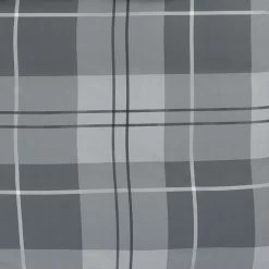 Habitat Check Charcoal Grey Bedding Set - Single -Habitat 9561155 R B001