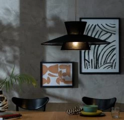 Habitat Linen Otton 2 Tier Easy Fit Shade - Black 13 Habitat Linen Otton 2 Tier Easy Fit Shade - Black -Habitat 9561478 R Z002C