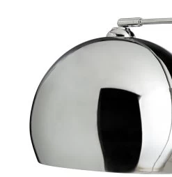 Habitat Nalone Arc Floor Lamp – Chrome & Marble -Habitat 9562415 R Z002A