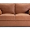 Habitat Florence Leather 2 Seater Sofa - Tan -Habitat 9562532 R Z001A