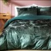 Habitat Feather Velvet Green Bedding Set - Double -Habitat 9564798 R Z001A