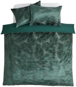 Habitat Feather Velvet Green Bedding Set - Double -Habitat 9564798 R Z002A