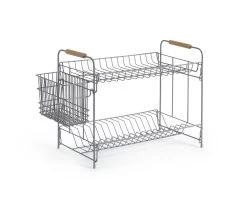 Habitat Industrial Wire Dish Drainer - Grey -Habitat 9571712 R Z003A