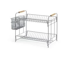Habitat Industrial Wire Dish Drainer - Grey -Habitat 9571712 R Z004A