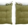 Habitat Citrine Pack Of 2 Seat Cushions - Olive Green 2 Habitat Citrine Pack Of 2 Seat Cushions - Olive Green -Habitat 9572508 R Z001A