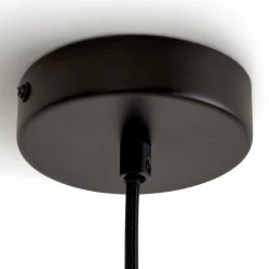 Habitat Lati Marble Glass Pendant - Black & White -Habitat 9573569 R Z003A