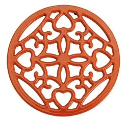 Habitat Cast Iron Trivet - Orange -Habitat 9574142 R Z005A