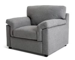 Habitat Florence Fabric Armchair - Grey 14 Habitat Florence Fabric Armchair - Grey -Habitat 9574654 R Z002A